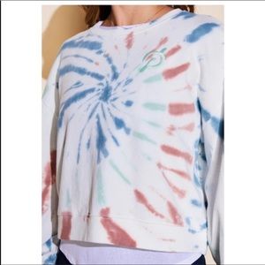 Peloton Tie Dye Cropped Sweatshirt